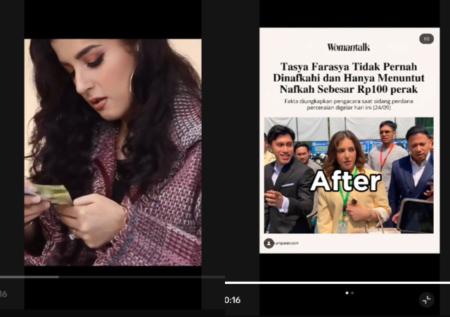 Tasya Farasya kaget lihat uang Rp1 ribu